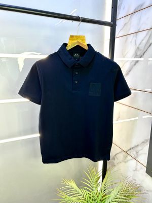 Arman_i Exchange Navy Polo Premium Collar Neck T-shirt F2704-NY