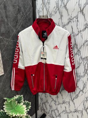Adidas.White.&.Red.Imported.Very.Premium.Windbreaker.Jacket.CS161