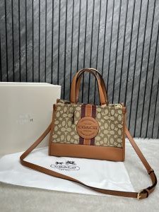 Coach_Dempsey_Brown_CarryAll_Premium_Tote_With_OriginalBox_DustCover