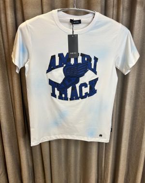 AMIR_I WHITE BLUE  PREMIUM FRONT PRINT IMPORTED TSHIRT