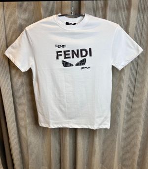 FEND_I WHITE FRONT PRINT PREMIUM IMPORTED TSHIRT