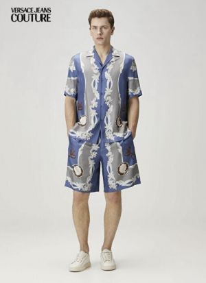 Versac_e Couture Imported Printed Extra Premium Cord Set (DN 523)