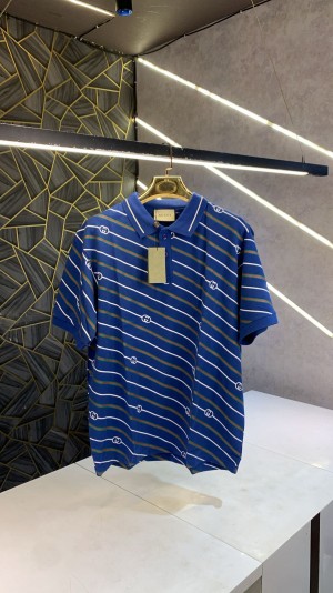 Gucci_Royal_Blue_Logo_Print_Imported_Oversized_Polo_T-Shirt_(1313)