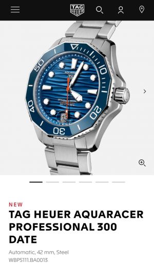 Tag_Heuer Aquaracer professional 300m Date Automatic Japan