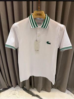 LACOST_E WHITE PREMIUM COLLAR WORK POLO