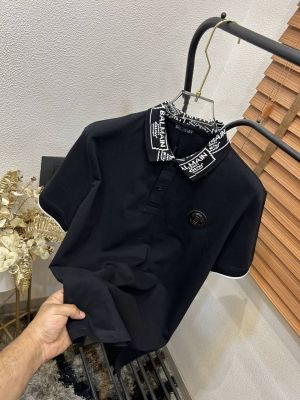 BALMAI_N  BLACK PREMIUM COLLAR IMPORTED POLO
