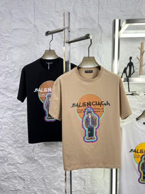 BALENCIAG_A MOUSE PREMIUM IMPORTED FRONT PRINTED TSHIRT