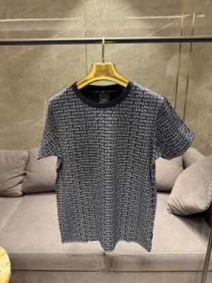 ARMAN_I EXCHANGE BLACK MONOGRAM PREMIUM FULL PRINTED TSHIRT