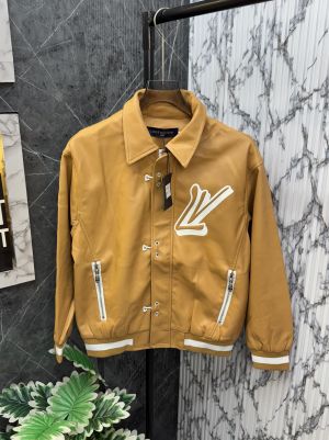 Louis.Vuitton.100% Imported Leather Fabric Store Article Jacket.CS168