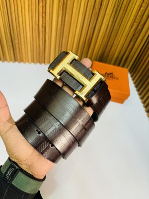 61 HERMES GOLDEN BROWN PREMIUM QUALITY BELT