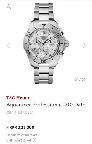 Tag_heuer AquaRacer professional 200 Chronograph 
