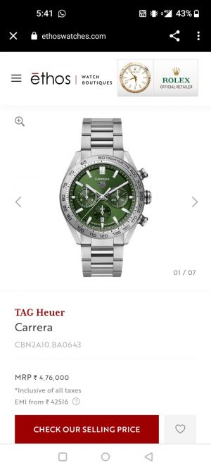 Tag_heuer Carrera 02 Chronograph 