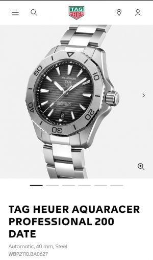 Tag_Heuer Aquaracer 200 professional Solargraph Automatic Grey