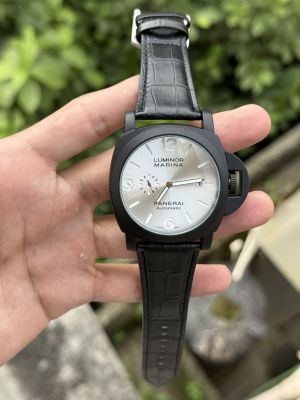 Luminor Panerai Marina Mens Watch (BlackWhite)