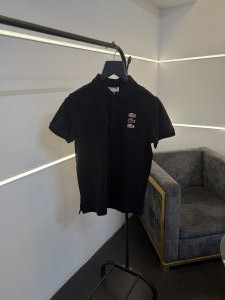 Lacost e Imported polo tshirt black sale
