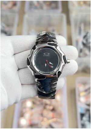 Oakle_y Blade Silver-Black