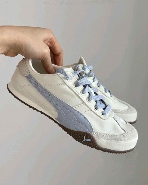 Pumaa Bella UT Canvas White Blue For Girls