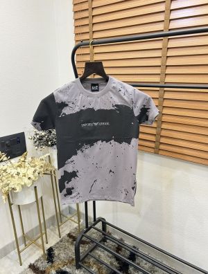 Emporio Arman_i Tie Dye Print Premium Round Neck T-shirt