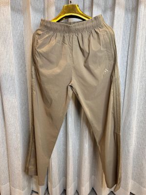 ADIDA_S BROWN 3 STRIPES PREMIUM TRACKPANT