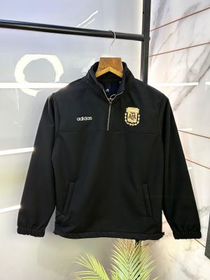 Adida s Imported Black Super Premium Zipper Wind Shetter F2172-BLK