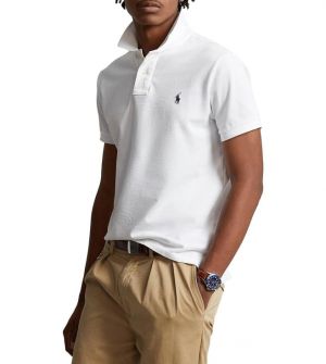 RALPH LAURE_N POLO WHITE PREMIUM CLASSIC IMPORTED POLO