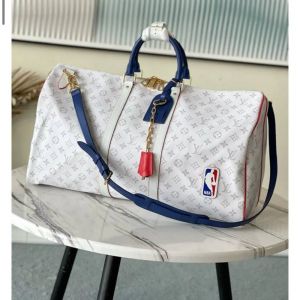 Louis_Vuitton_LV NBA Monogram Limited Edition Premium Duffle With Dust Bag (White - 1139)