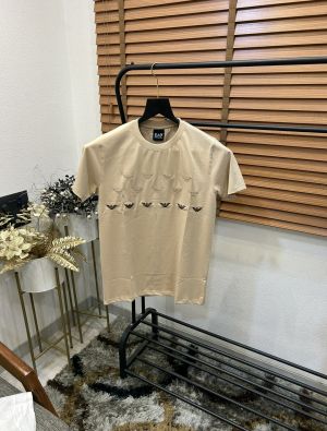 Emporio Arman_i Logo Embroidered Premium Round Neck T-shirt