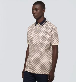 Gucc_i Italian Imported Printed Premium Classic Polo T-shirt