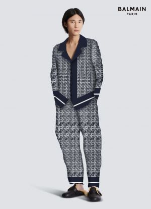 Balmai_n Navy Blue Imported Extra Premium Demanding Cord Set