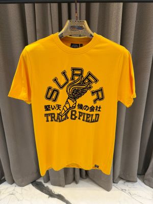 Superdry Round Neck T-shirt Yellow
