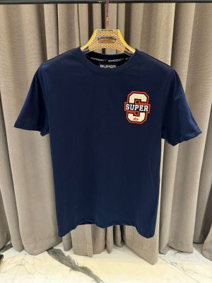 Superdry Chest Logo Round Neck T-shirt Navy