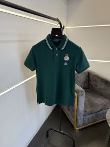 Ralphlauren embroidery logo imported polo tshirt bottle green