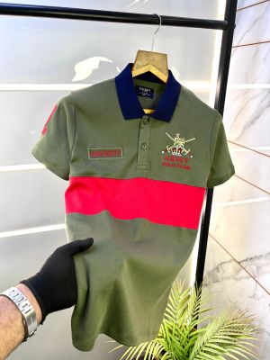 Hacket t Green Premium Collar Neck Polo T-shirt F2835-GR