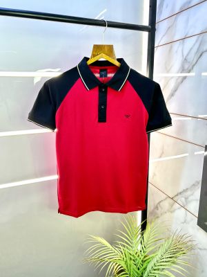 Hacket t Red Polo Premium Collar Neck T-shirt F2758-RE