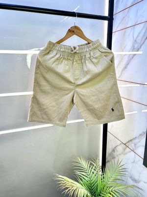 Ralph_Lauren Polo Beige Imported Premium Linen Shorts F2944-BE1