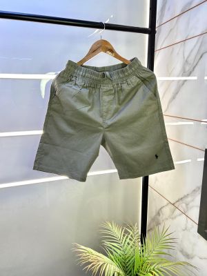 Ralph_Lauren Polo Meet Green Imported Premium Linen Shorts F2944-MGR