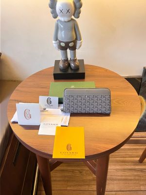 GOYARD_LONG_LEATHER_UNISEX_WALLET_WITH_OGBOX_CARDS_DUSTBAG_TAGS_F50