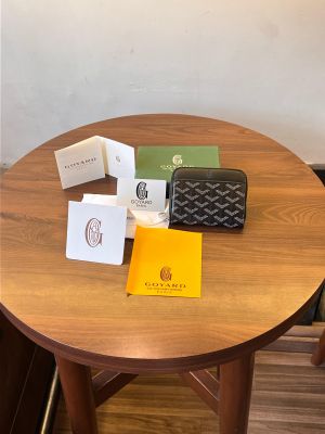 GOYARD_SMALL_LEATHER_LADIES_WALLET_WITH_OGBOX_CARDS_DUSTBAG_TAGS_F56