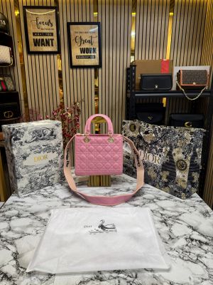 Christian_Dior_Lady_Bag_Glossy_With_Box_And_Dust_Bag_Including_CarryBag_(Pink)