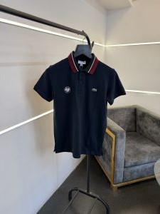Lacost e Imported polo tshirt dark blue sale