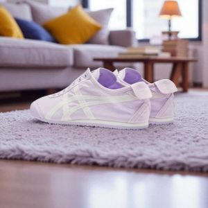 WOMEN Onitsuka Tiger Mexico 66 Slip On Purple White For Girls