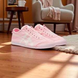 Onitsuka Tiger Mexico 66 Slip On PINK White For Girls
