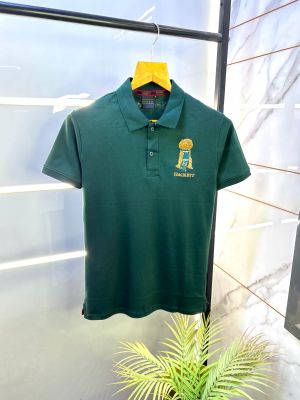 Hacket t Dark Green Premium Collar Neck Polo T-shirt F2835-DGR