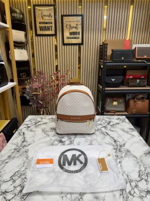 Michael_Kors Kenley Backpack Premium Quality With Dust Bag (Beige)