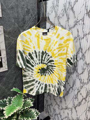 .Air.Jordan.Flight.Imported.Tie.&.Dye.All.Over.Spray.Multicoloured.Printed.Very.Premium.Drop.Shoulder.Round.Neck.Tshirt.