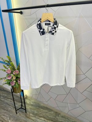 Versac_e White 03 Polo Full Sleeves Premium Tshirt 478