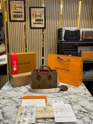 Louis_Vuitton Onthego Pm With Double Og Box And Dust Bag Including CarryBag (Brown)