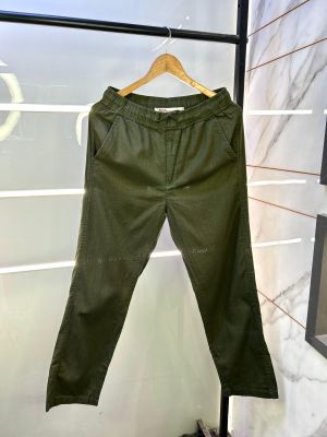 Zar a Olive Linen Relax fit Super Premium Trouser F2879-OL