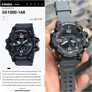 G Shock Mudmaster Watch 