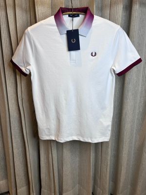 FRED PERRY WHITE  PREMIUM IMPORTED POLO
